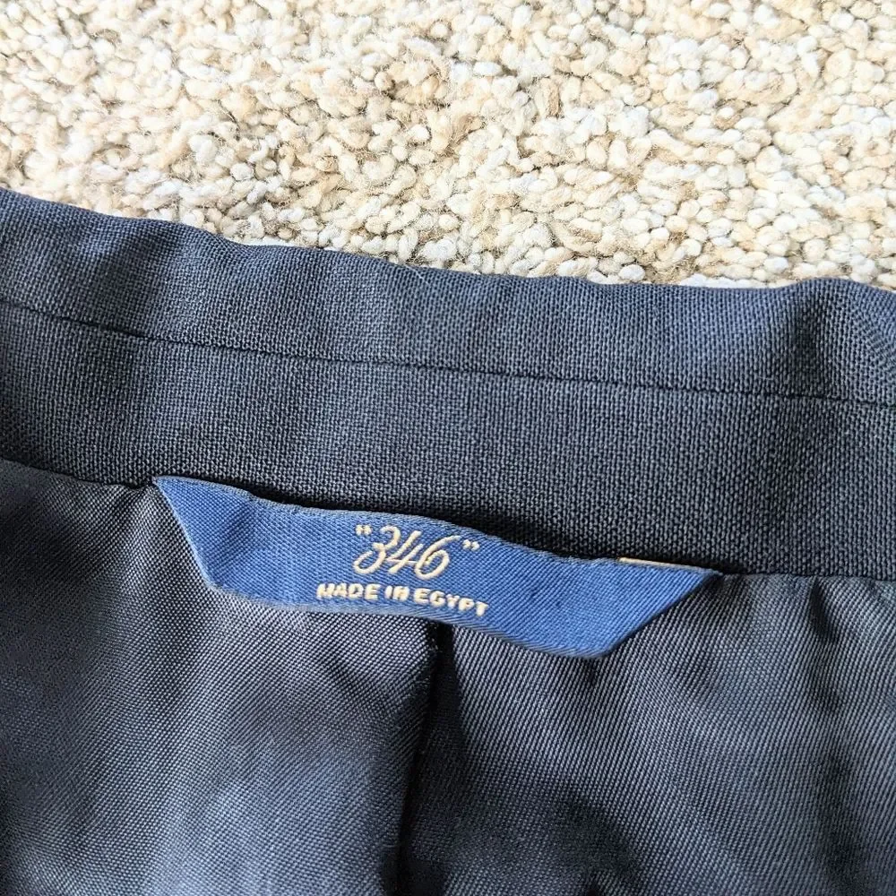 Brooks Brothers Suit Jacket 50R Black Men's Office Corporate Work